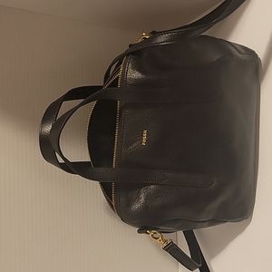 Fossil Women's Sydney Satchel Black